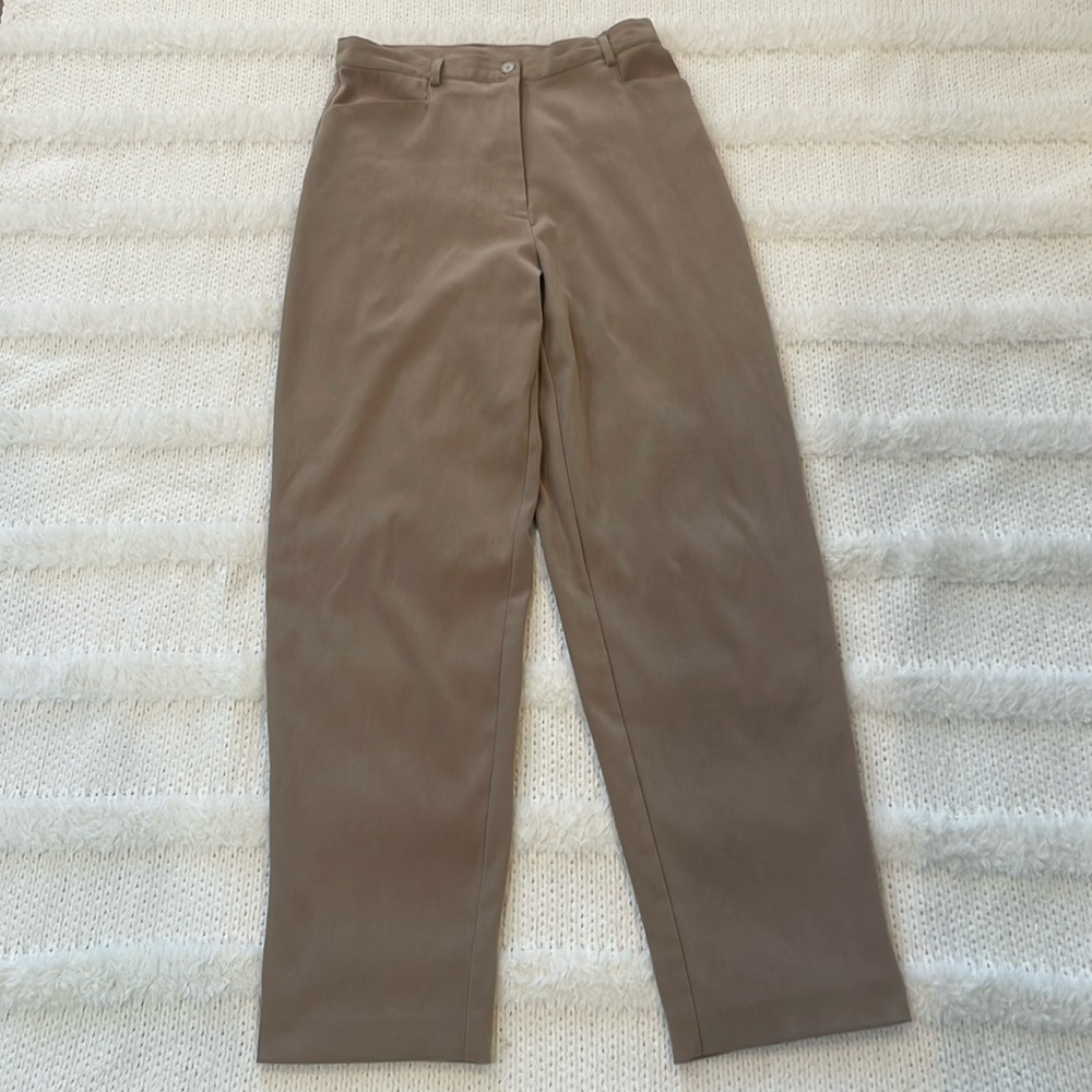 Casual corner annex khaki dress pants high waisted stretch women’s size 8 petite